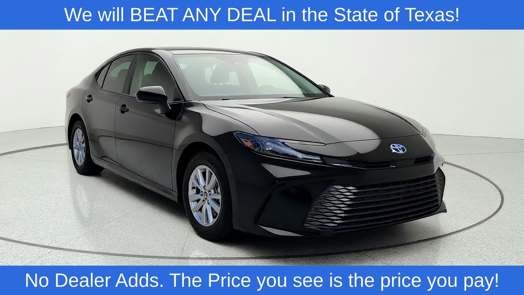 Midnight Black Metallic 2026 Toyota Camry Sedan Front-Wheel Drive Continuously Variable Transmission