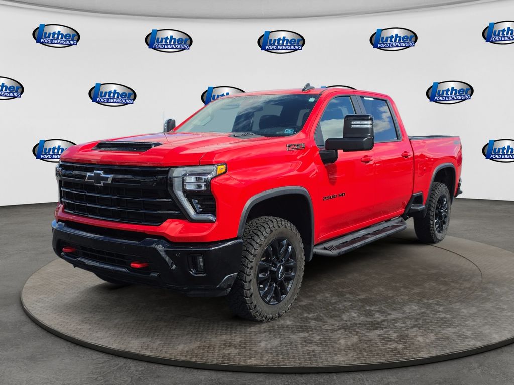 2025 Chevrolet Silverado 2500HD LT Red at Klick Lewis Buick Chevrolet