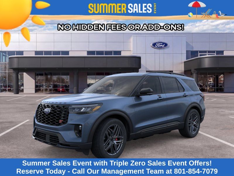 Vapor Blue Metallic 2026 Ford Explorer SUV / Crossover All-Wheel Drive Automatic