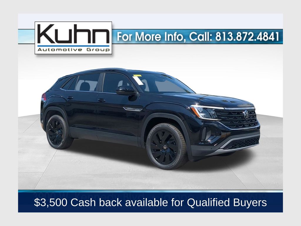 Deep Black Pearl 2026 Volkswagen Atlas Cross Sport SUV / Crossover Front-Wheel Drive 8-Speed Automatic