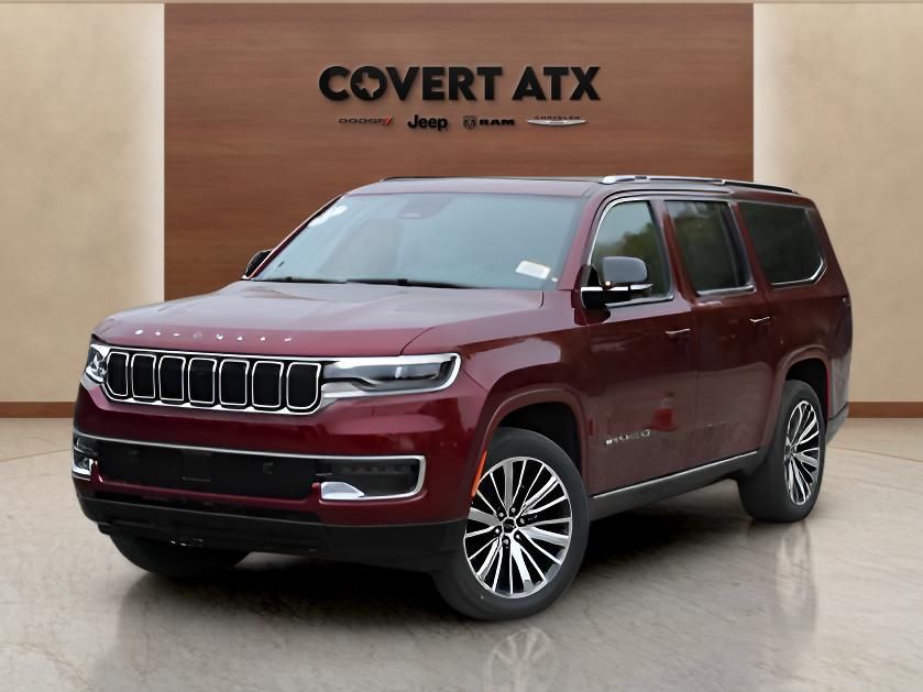 Velvet Red Pearlcoat 2025 Jeep Wagoneer L Series II 4WD SUV / Crossover Four-Wheel Drive 8-Speed Automatic