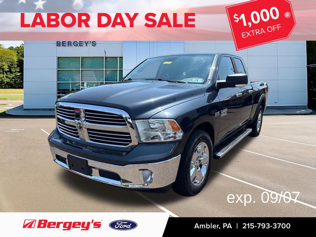 Gray (Maximum Steel Metallic Clearcoat) 2013 RAM 1500 Pickup Truck Four-Wheel Drive 6-Speed Automatic