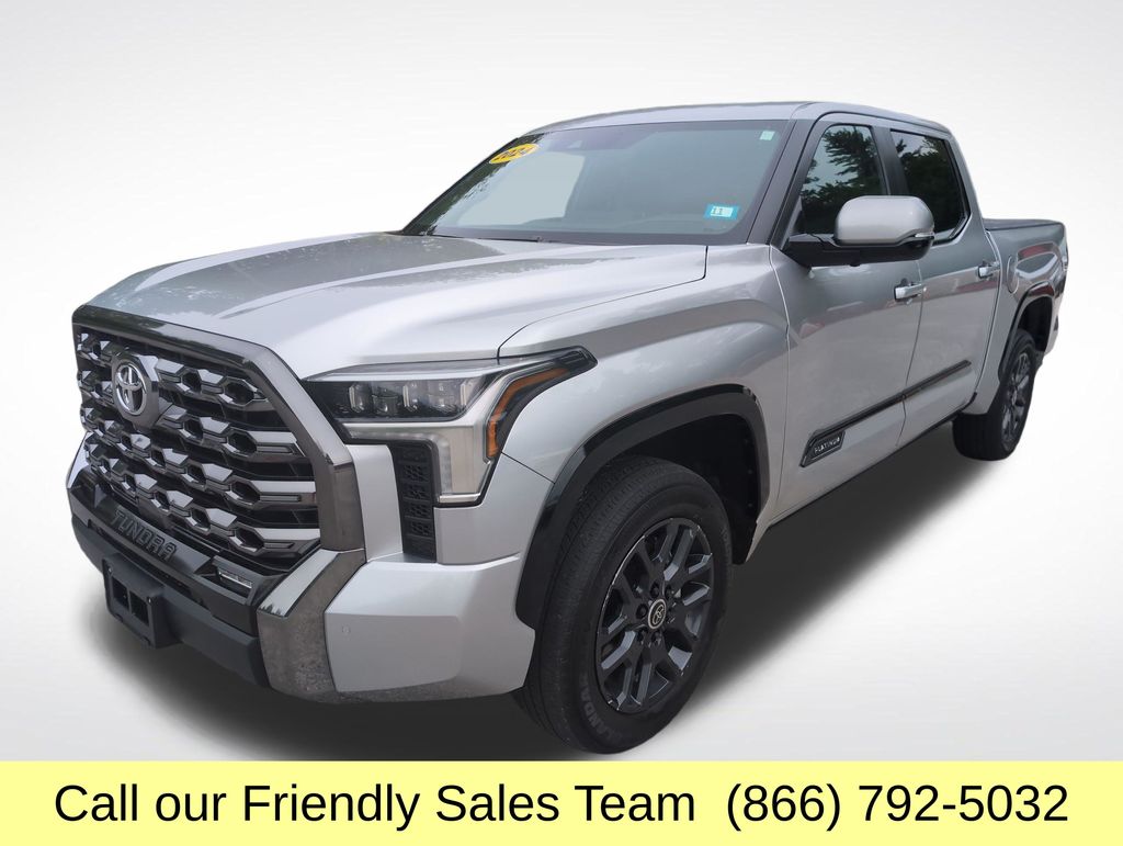 Celestial Silver Metallic 2024 Toyota Tundra Pickup Truck Four-Wheel Drive Automatic