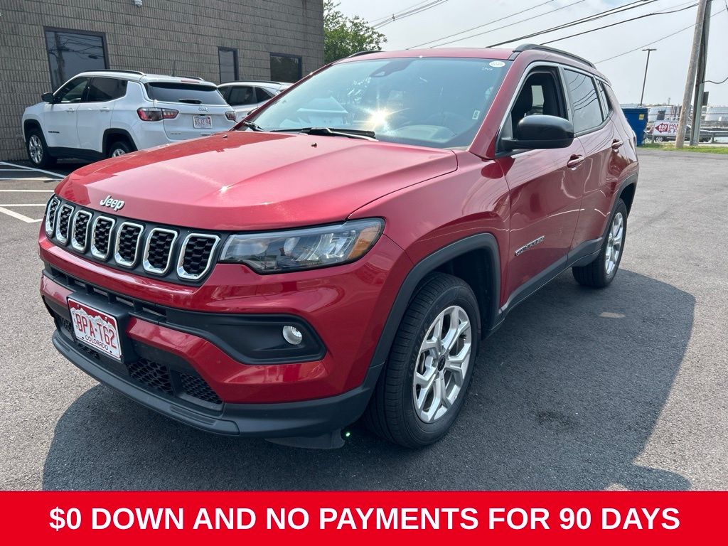 Red Hot Pearlcoat 2025 Jeep Compass SUV / Crossover Four-Wheel Drive 8-Speed Automatic