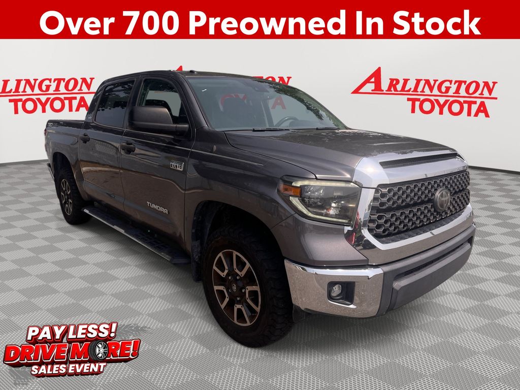 Magnetic Gray Metallic 2019 Toyota Tundra Pickup Truck Four-Wheel Drive 6-Speed Automatic