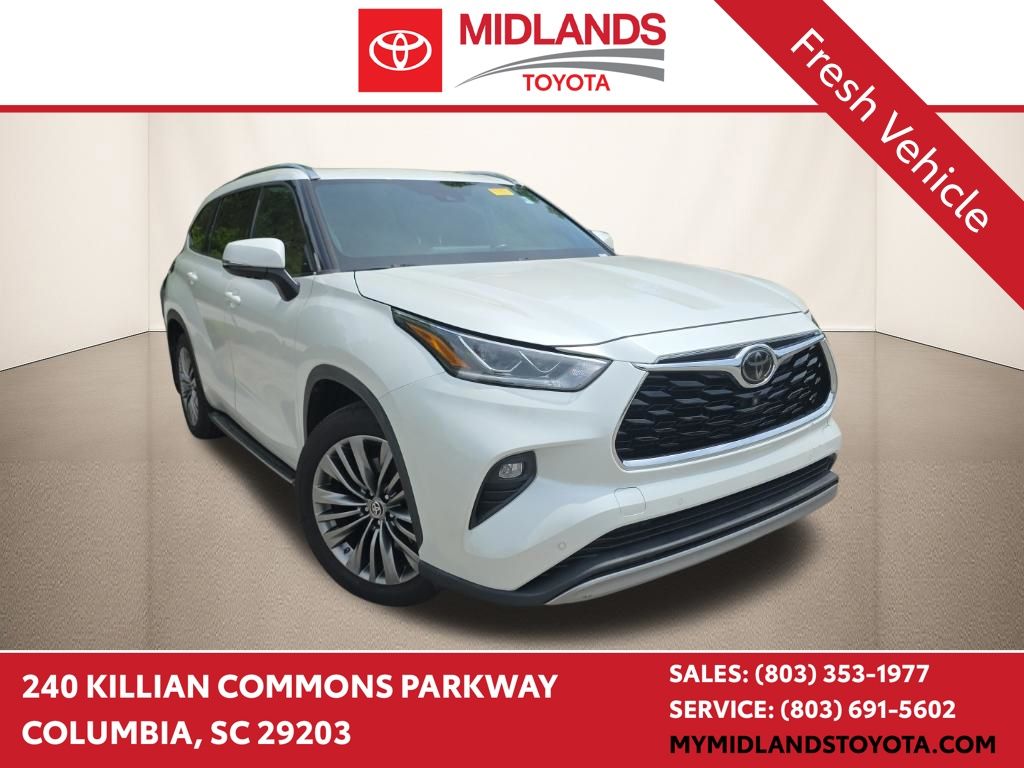 White (Blizzard Pearl) 2020 Toyota Highlander Platinum AWD SUV / Crossover All-Wheel Drive 8-Speed Automatic