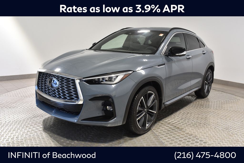 Slate Gray 2025 INFINITI QX55 Essential AWD SUV / Crossover All-Wheel Drive Continuously Variable Transmission