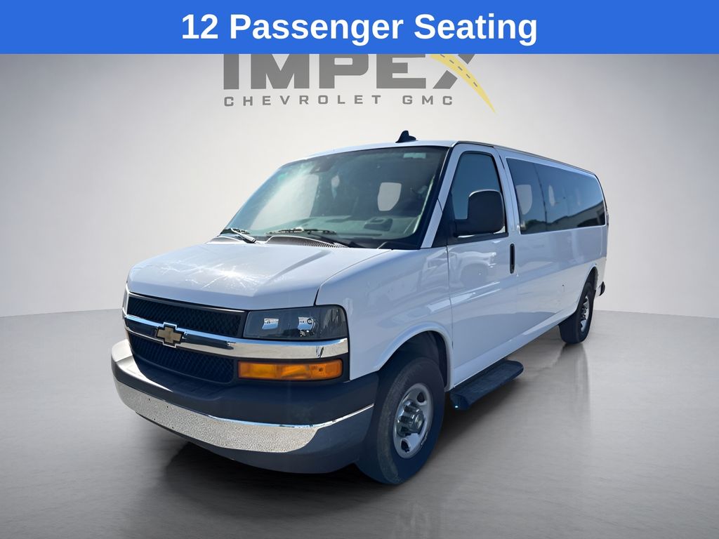 Summit White 2025 Chevrolet Express Van Rear-Wheel Drive 8-Speed Automatic Overdrive