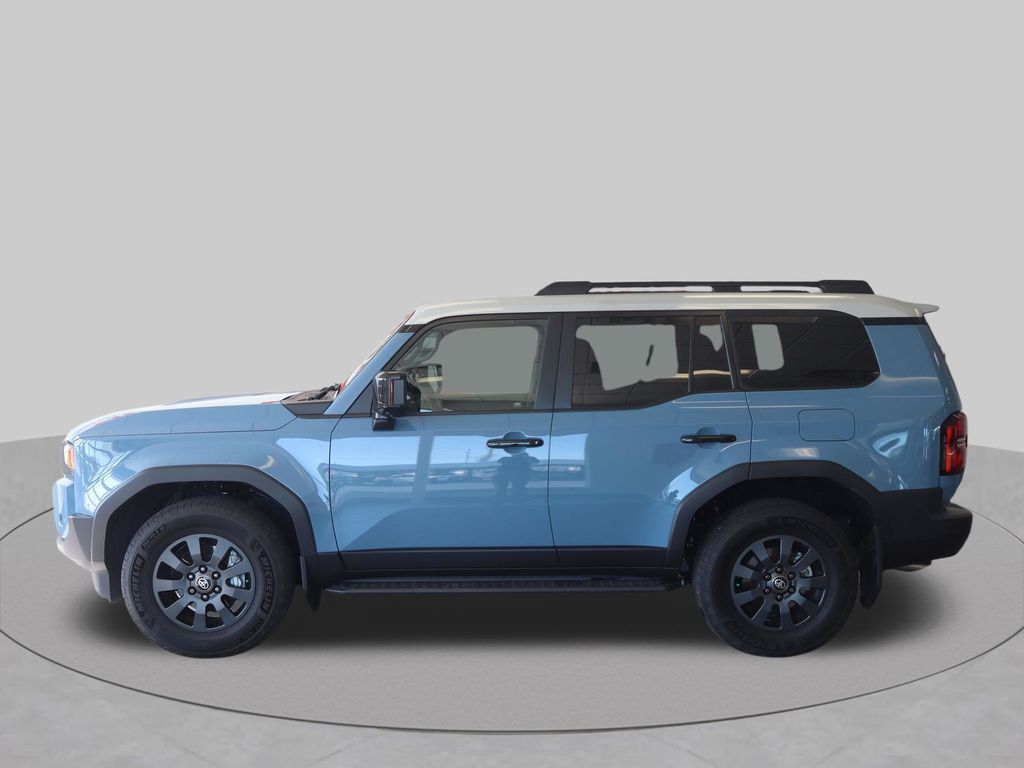 Blue / Gray 2025 Toyota Land Cruiser SUV / Crossover Four-Wheel Drive 8-Speed Automatic