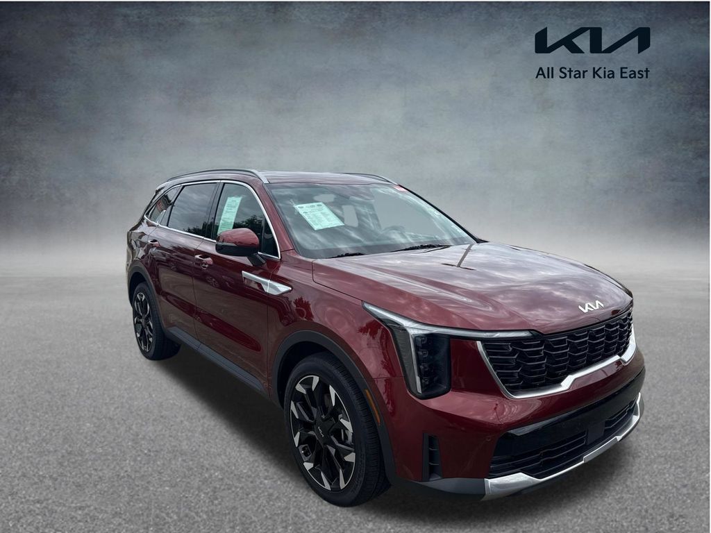 Dawning Red 2025 Kia Sorento SUV / Crossover Front-Wheel Drive 8-Speed Dual Clutch