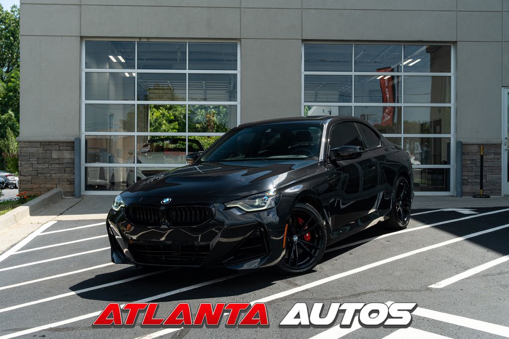 Black Sapphire Metallic 2023 BMW 2 Series Coupe All-Wheel Drive 8-Speed Automatic