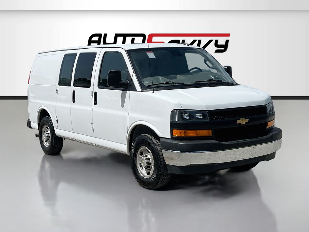 2024 Chevrolet Express 2500 Work Van White at AutoSavvy Houston Southwest