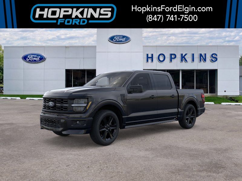 Black Metallic 2026 Ford F-150 Pickup Truck Four-Wheel Drive Automatic