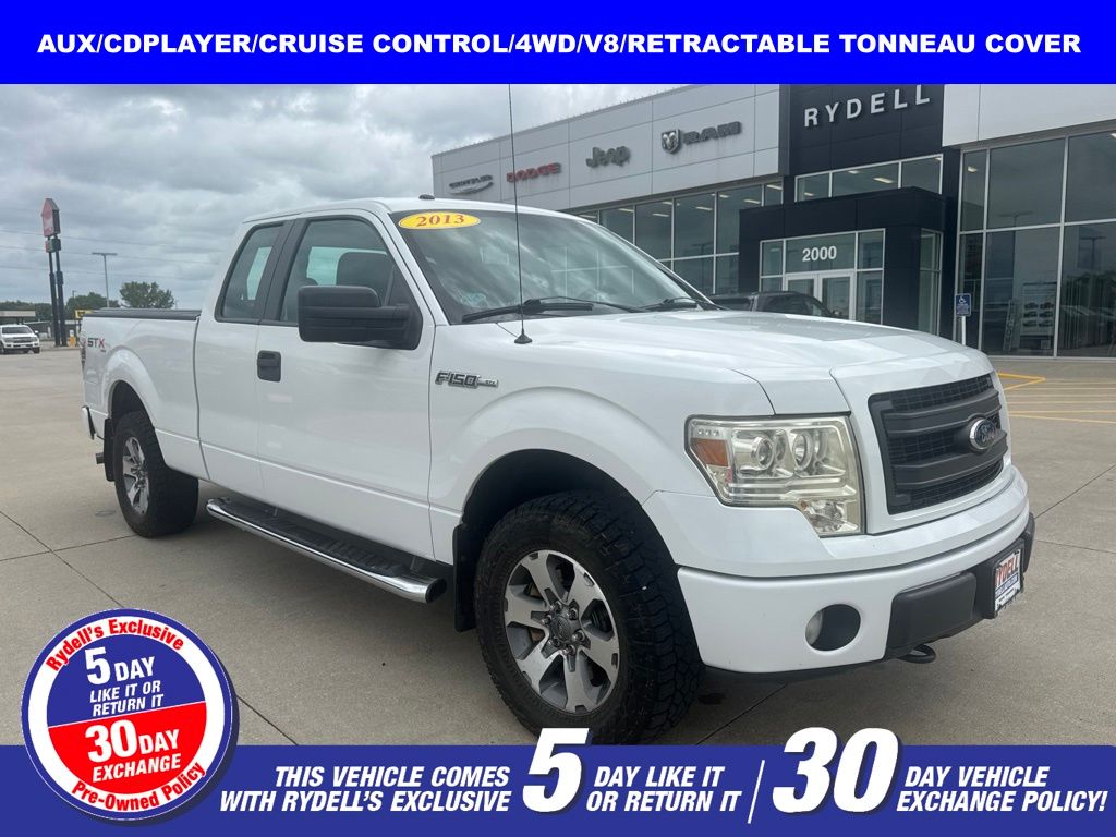 Oxford White 2013 Ford F-150 STX SuperCab 4WD Pickup Truck Four-Wheel Drive 6-Speed Automatic