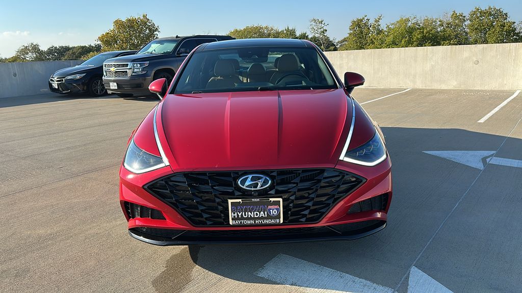 2021 Hyundai Sonata Limited Red at Parkway Family Mazda