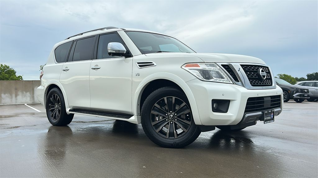 2020 Nissan Armada Platinum White at Cook Ford