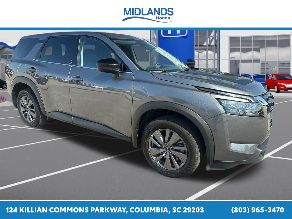 Gray (Gun Metallic) 2025 Nissan Pathfinder S FWD SUV / Crossover Front-Wheel Drive 9-Speed Automatic