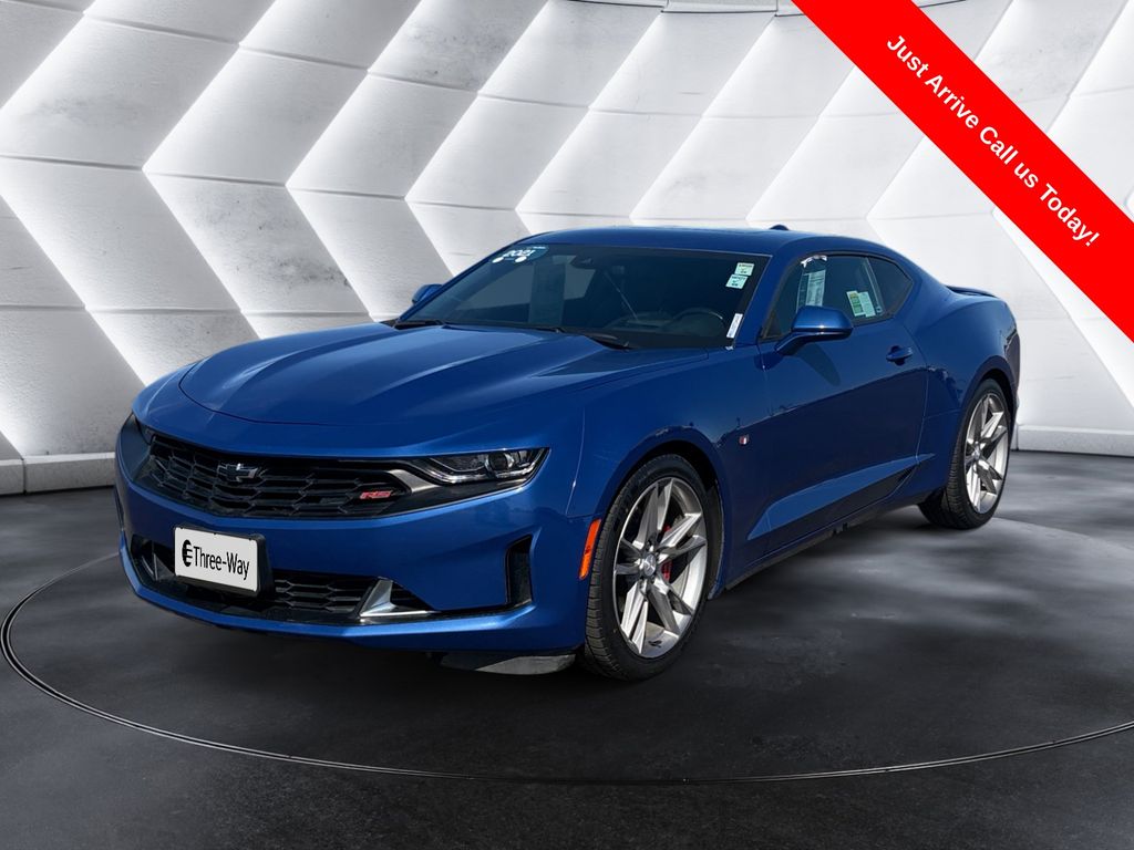 Riverside Blue Metallic 2021 Chevrolet Camaro Coupe Rear-Wheel Drive Automatic