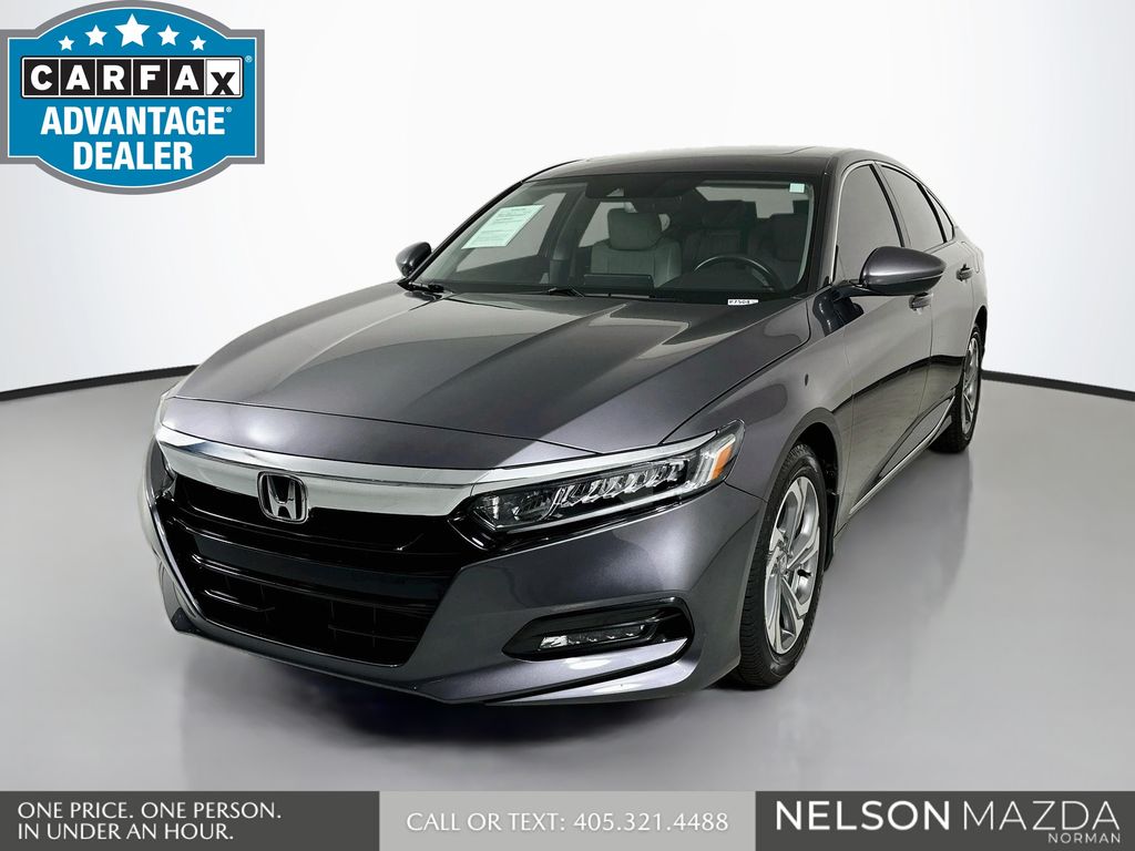 Gray 2020 Honda Accord Sedan Front-Wheel Drive Continuously Variable Transmission