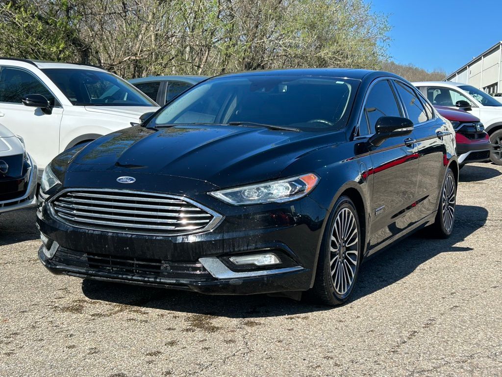 Shadow Black 2017 Ford Fusion Energi SE Luxury Sedan Front-Wheel Drive Continuously Variable Transmission