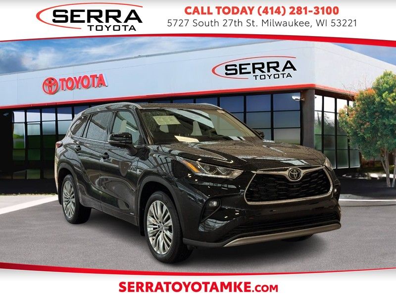 Midnight Black Metallic 2026 Toyota Highlander Hybrid SUV / Crossover All-Wheel Drive Continuously Variable Transmission