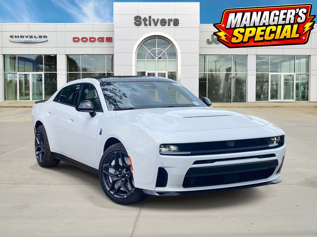 Bright White Clearcoat 2026 Dodge Charger Sedan All-Wheel Drive 8-Speed Automatic