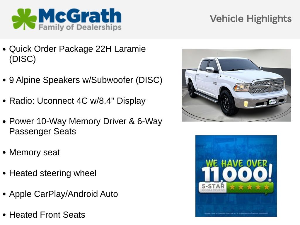 Used 2018 White Ram Laramie image 5