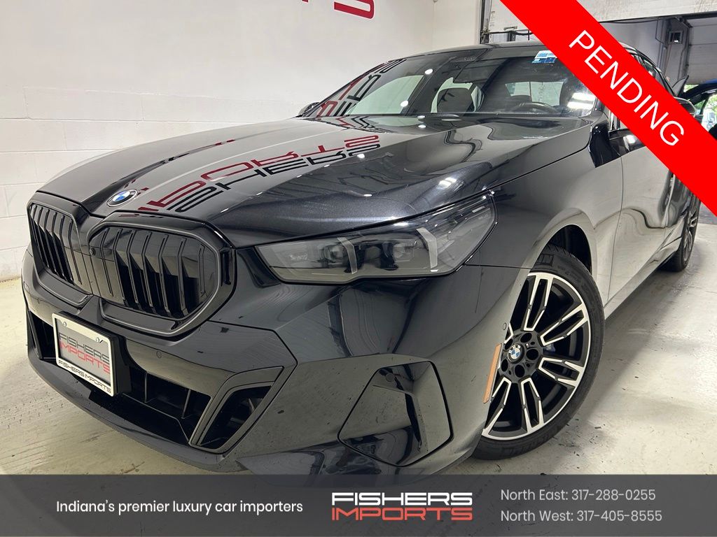 Black Sapphire Metallic 2024 BMW 5 Series Sedan All-Wheel Drive 8-Speed Automatic