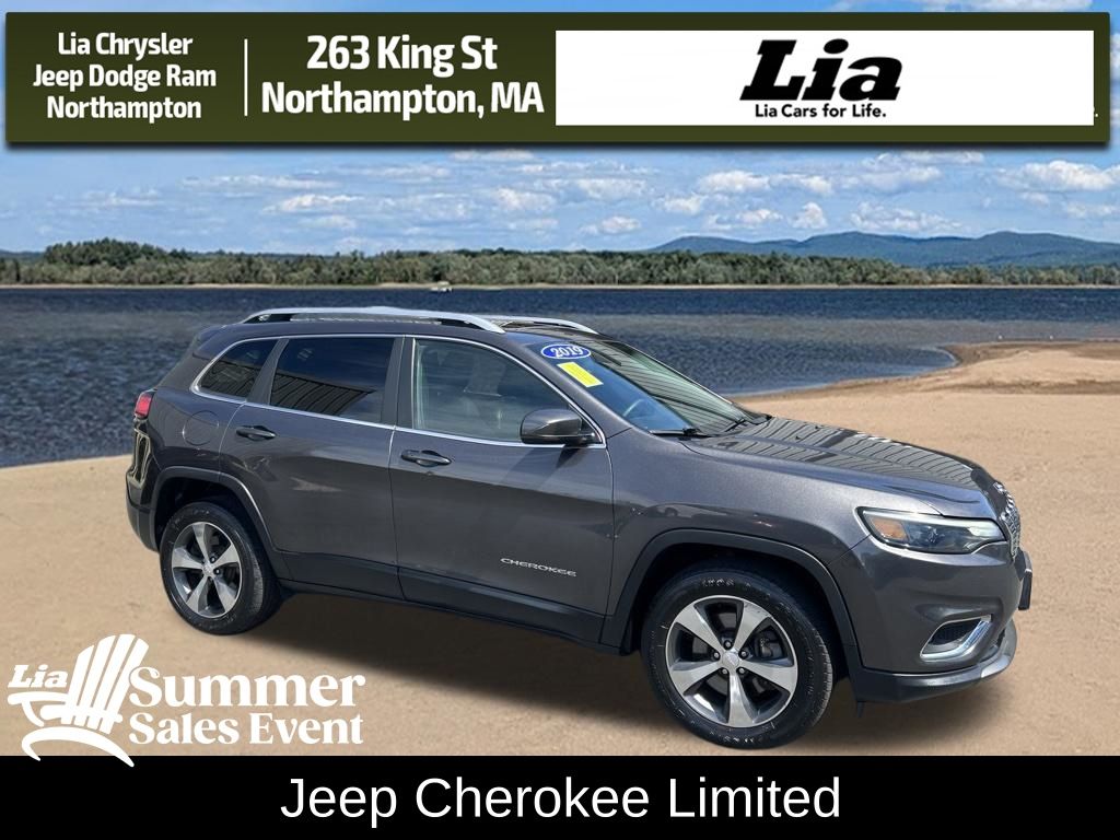 Gray (Granite Crystal Metallic Clearcoat) 2019 Jeep Cherokee SUV / Crossover Four-Wheel Drive 9-Speed Automatic