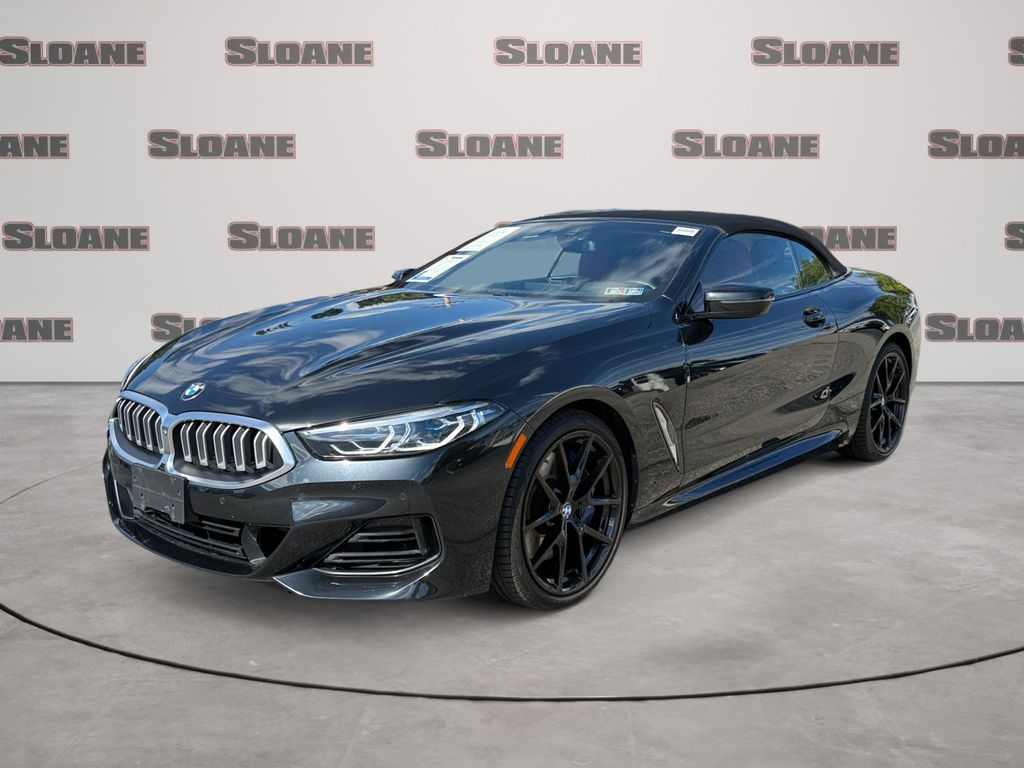 Black Sapphire Metallic 2024 BMW 8 Series Convertible All-Wheel Drive 8-Speed Automatic