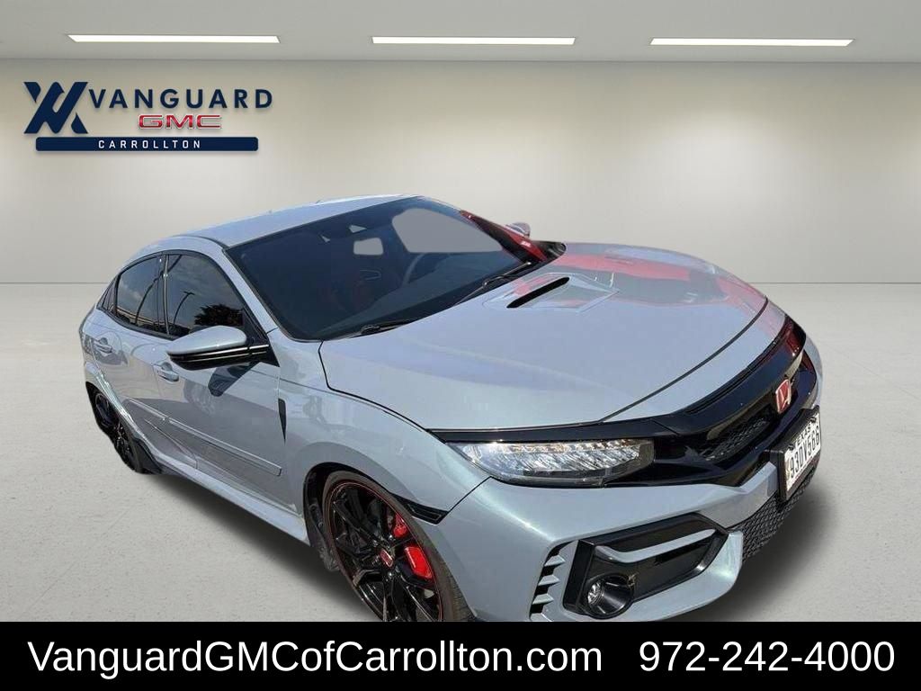 Sonic Gray Pearl 2021 Honda Civic Type R Hatchback Front-Wheel Drive 6-Speed Manual