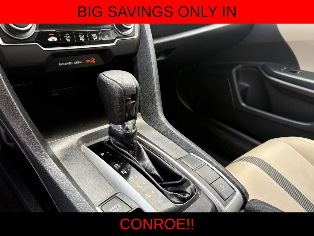 2016 Honda Civic LX White at North Houston Mitsubishi