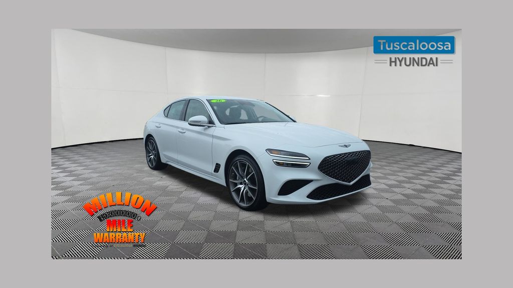 Uyuni White 2026 Genesis G70 Sedan Rear-Wheel Drive 8-Speed Automatic