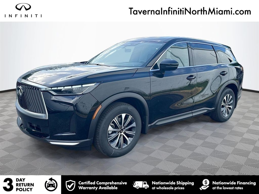 Black Obsidian 2027 INFINITI QX60 SUV / Crossover Front-Wheel Drive 9-Speed Automatic