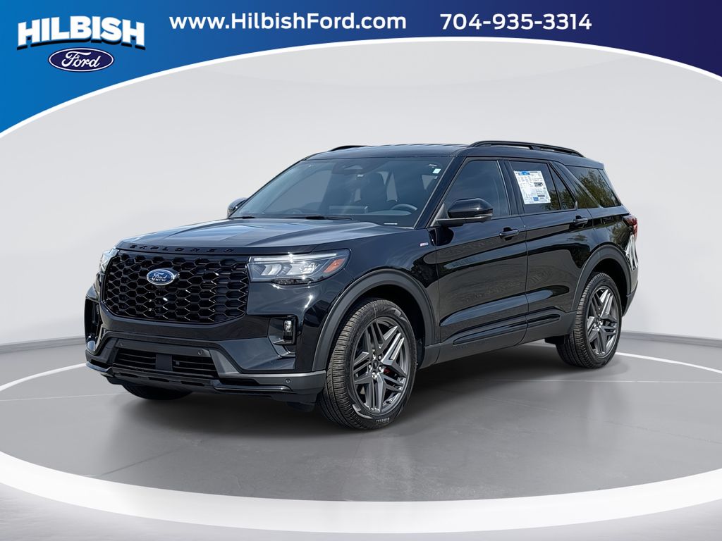 Agate Black Metallic 2026 Ford Explorer ST-Line AWD SUV / Crossover All-Wheel Drive Automatic
