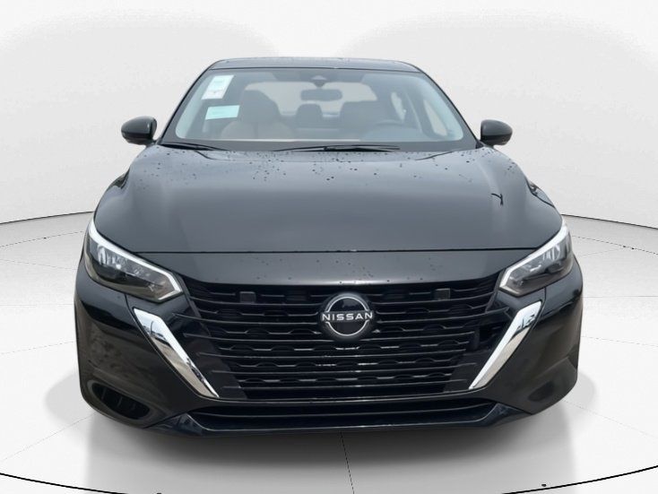2025 Super Black Nissan Sentra SV FWD Sedan