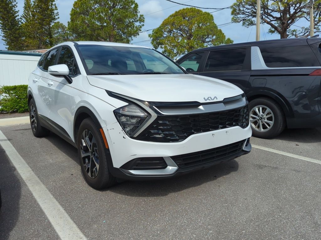 Glacial White Pearl 2023 Kia Sportage EX FWD SUV / Crossover Front-Wheel Drive 8-Speed Automatic