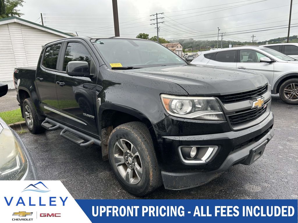 Black 2018 Chevrolet Colorado Pickup Truck Four-Wheel Drive 8-Speed Automatic