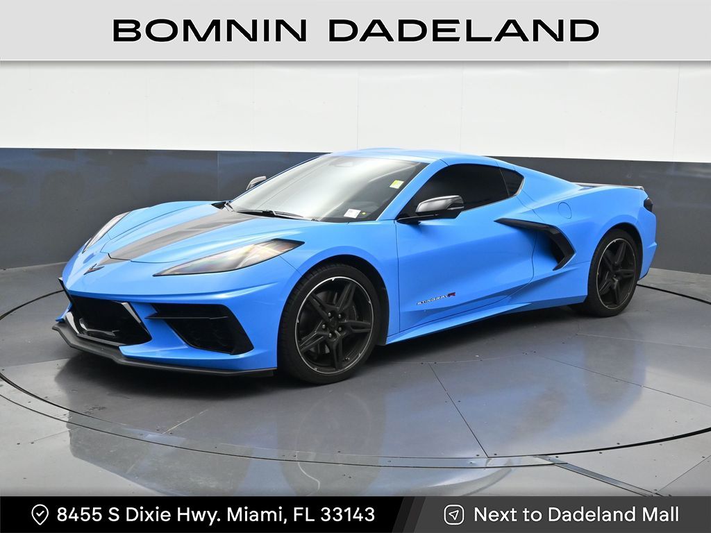 Blue 2024 Chevrolet Corvette Coupe Rear-Wheel Drive 8-Speed Dual Clutch