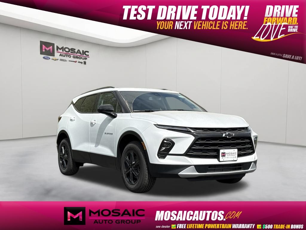 Summit White 2026 Chevrolet Blazer LT AWD SUV / Crossover 9-Speed Automatic Overdrive
