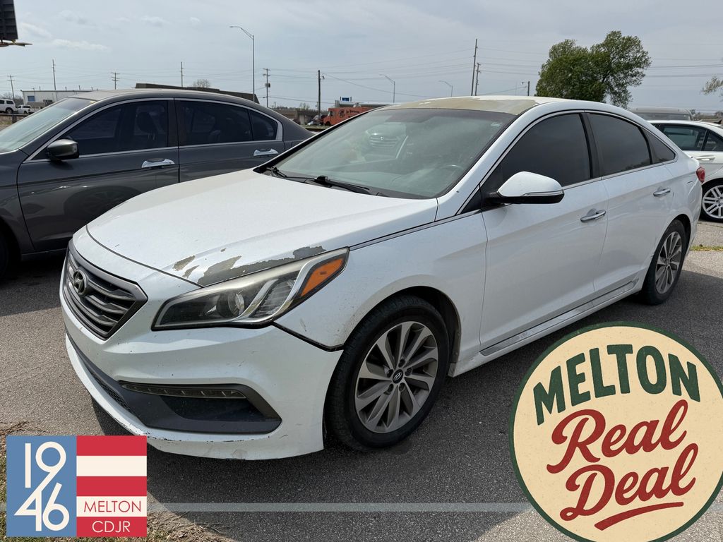 Quartz White Pearl 2016 Hyundai Sonata Sport FWD Sedan Front-Wheel Drive 6-Speed Automatic