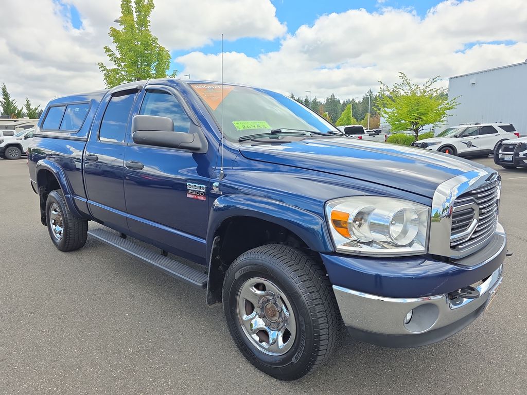 Patriot Blue Pearlcoat 2007 Dodge RAM 2500 Pickup Truck Four-Wheel Drive 4-Speed Automatic