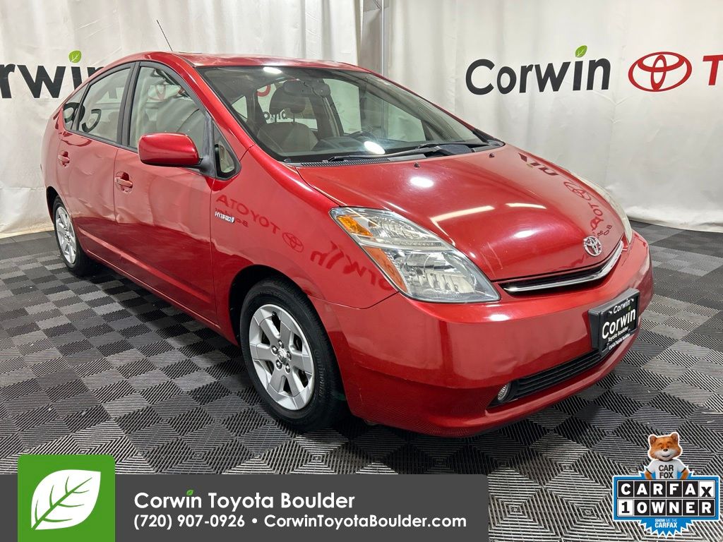 Barcelona Red Metallic 2008 Toyota Prius Hatchback Front-Wheel Drive Continuously Variable Transmission