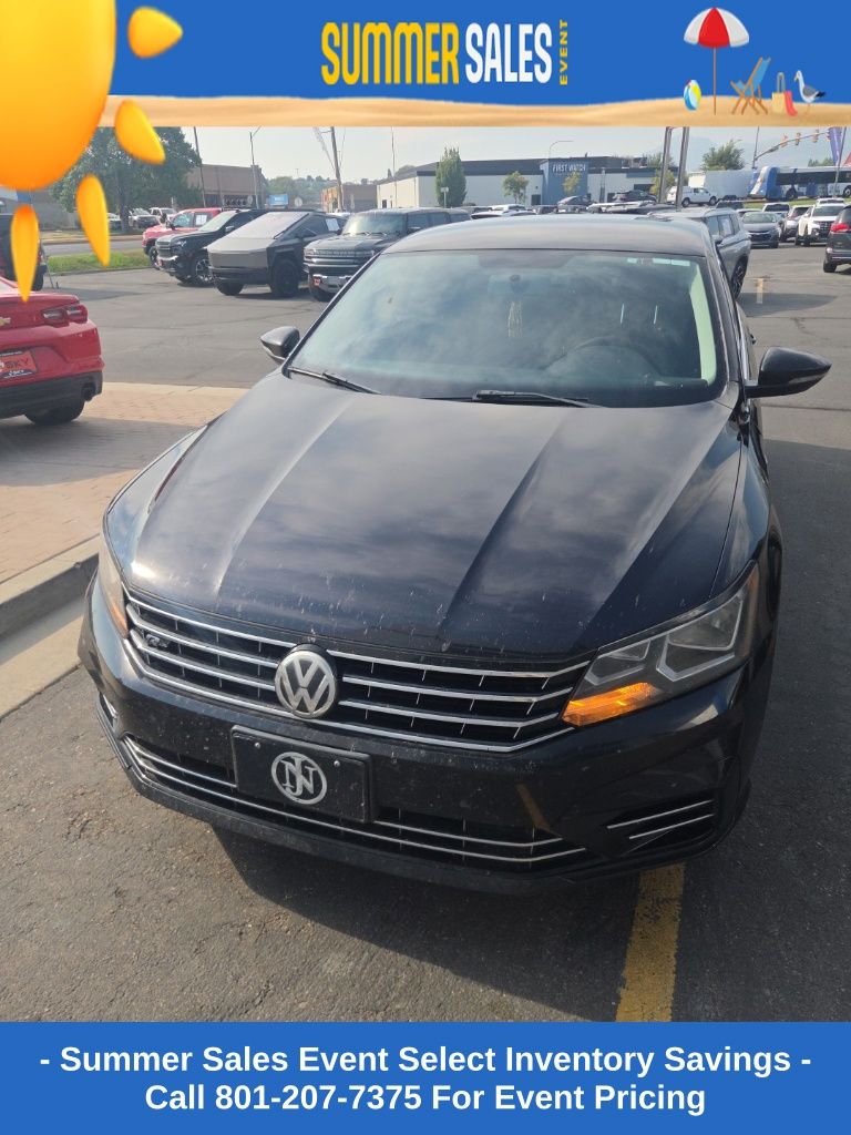 Deep Black 2017 Volkswagen Passat Sedan Front-Wheel Drive 6-Speed Automatic