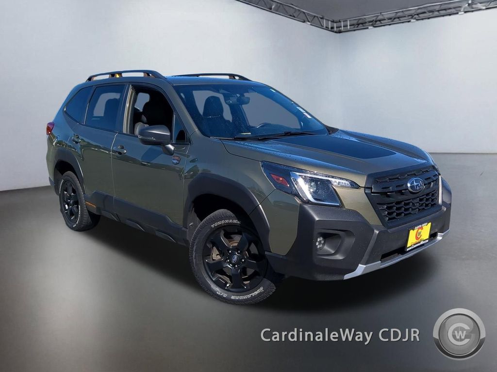 Green Metallic 2024 Subaru Forester Wilderness Crossover AWD SUV / Crossover All-Wheel Drive Continuously Variable Transmission