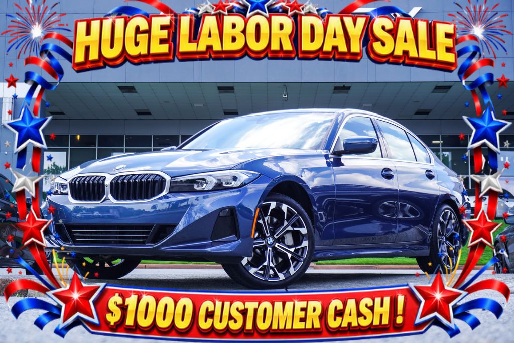 Blue Metallic 2025 BMW 3 Series Sedan Rear-Wheel Drive 8-Speed Automatic