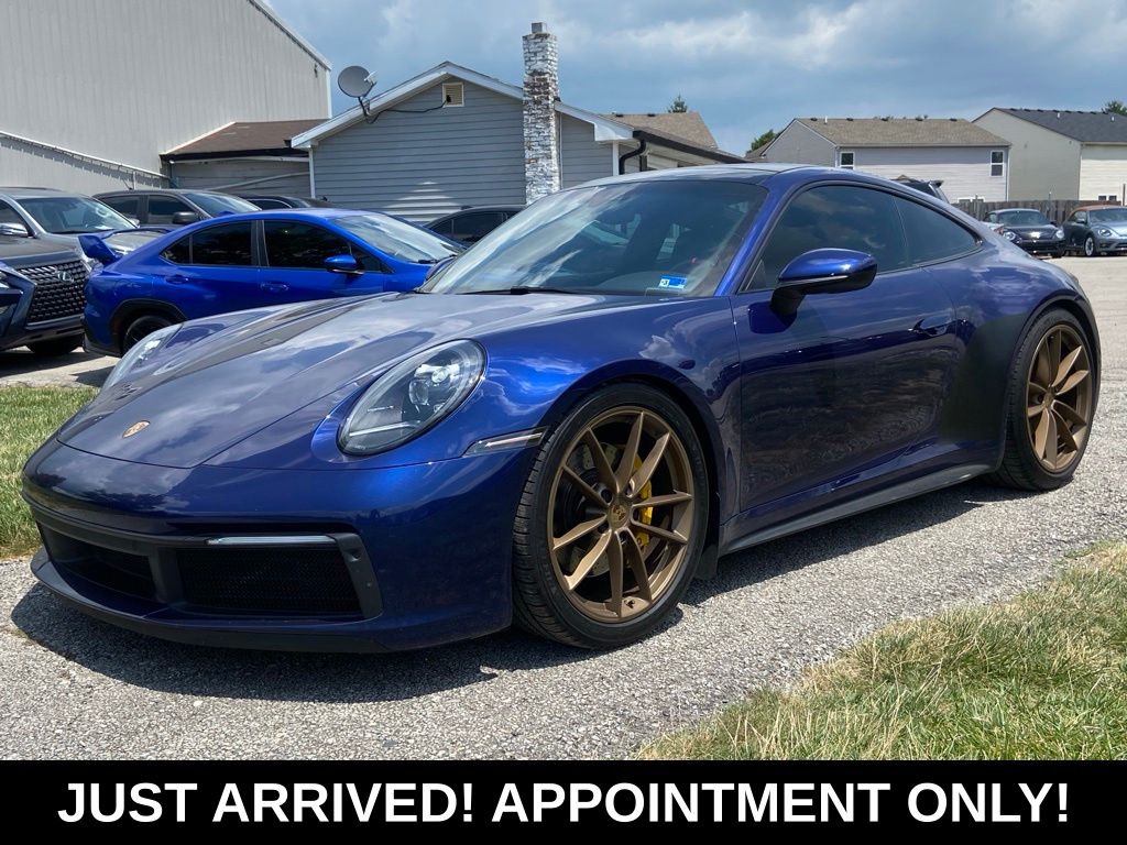 Blue 2020 Porsche 911 Coupe Rear-Wheel Drive