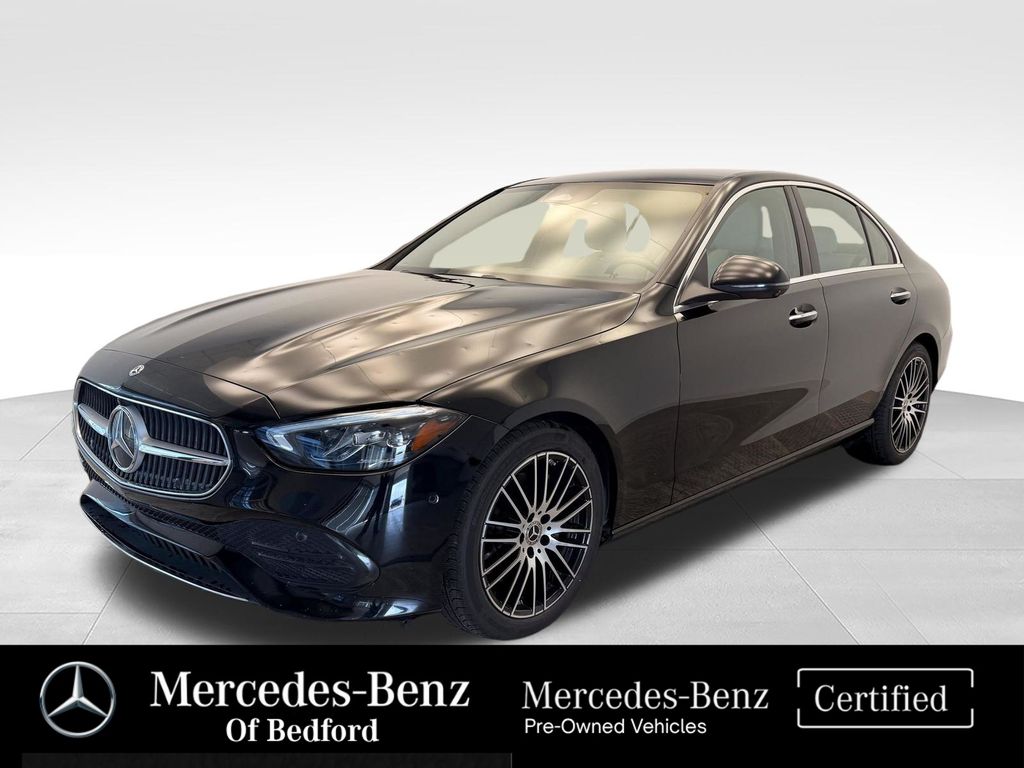 Black 2023 Mercedes-Benz C-Class Sedan All-Wheel Drive 9-Speed Automatic