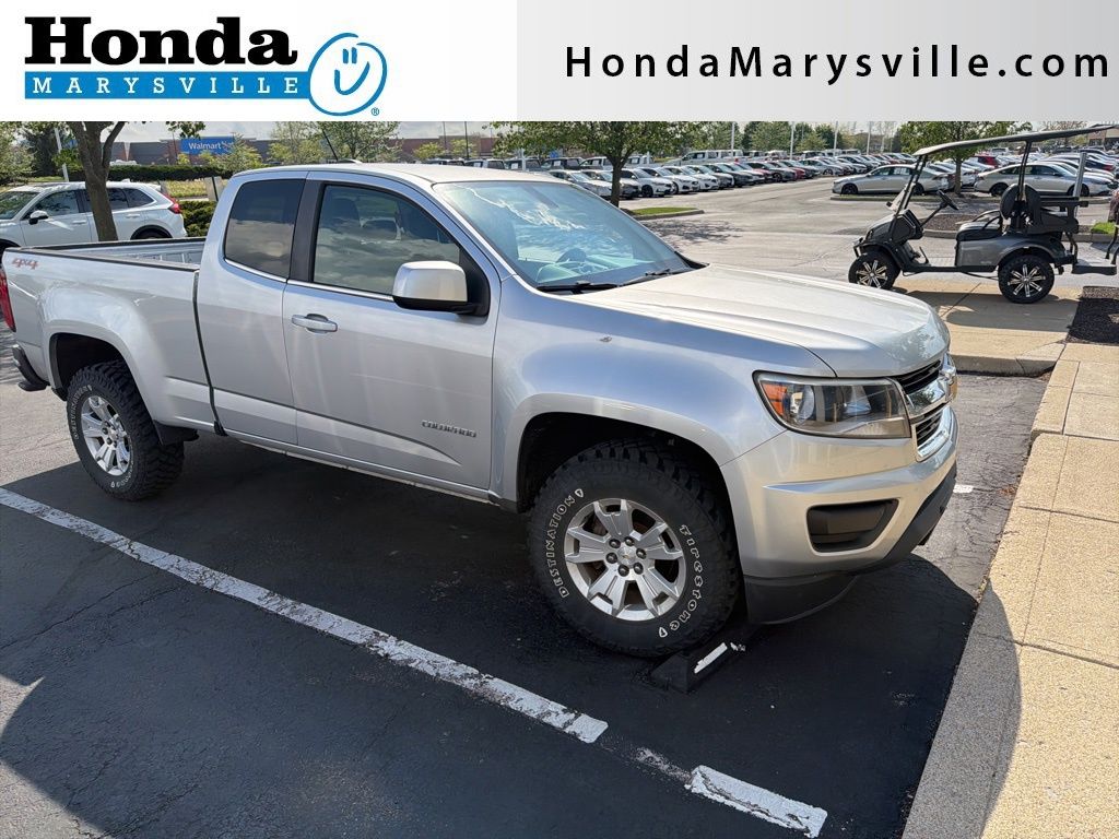 Silver Ice Metallic 2016 Chevrolet Colorado LT Extended Cab LB 4WD Pickup Truck Four-Wheel Drive 6-Speed Automatic