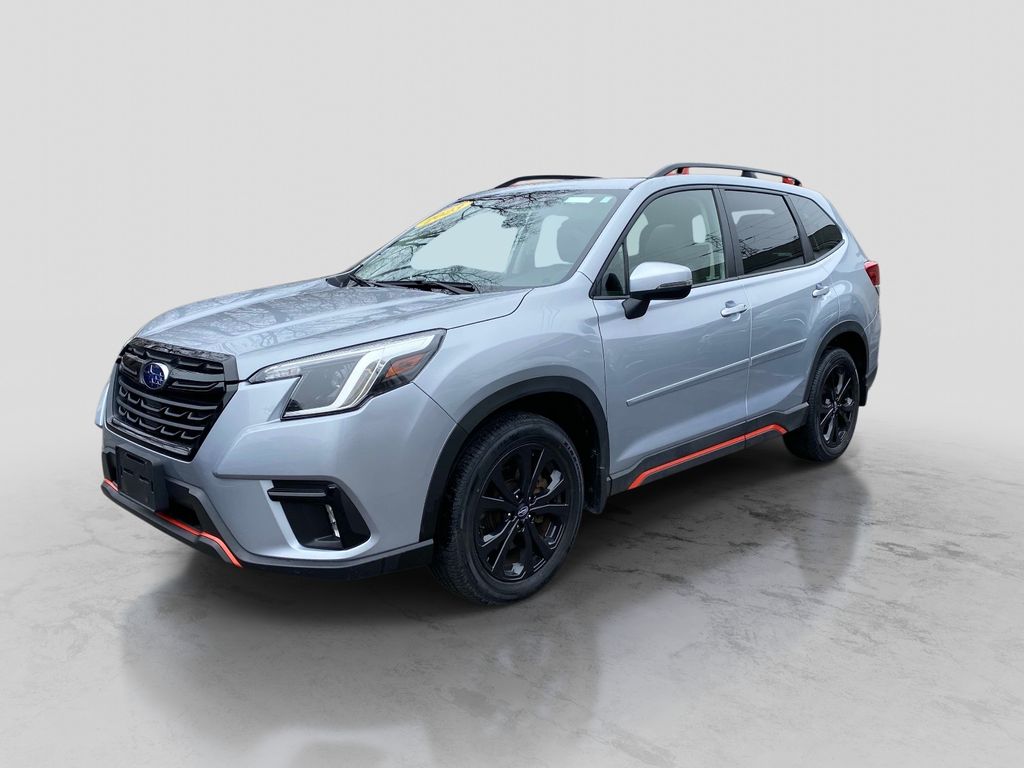 Ice Silver Metallic 2023 Subaru Forester Sport Crossover AWD SUV / Crossover All-Wheel Drive Continuously Variable Transmission